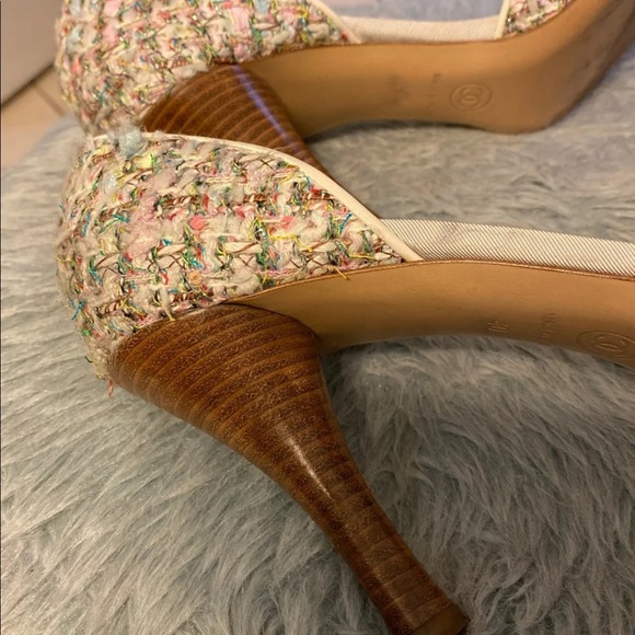 COPY - Chanel Pastel Tweed D'Orsay - Picture 4 of 7